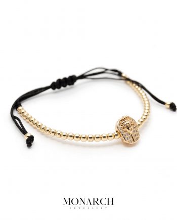 Gold luxury bracelet for man, monarch jewellery MA167GFB