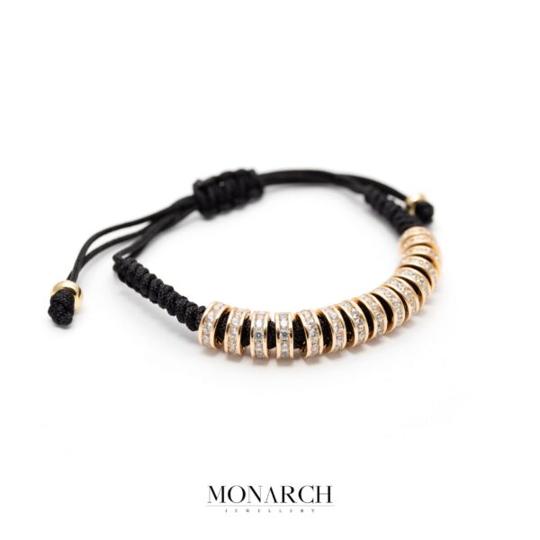 Gold luxury bracelet for man, monarch jewellery MA168GMB