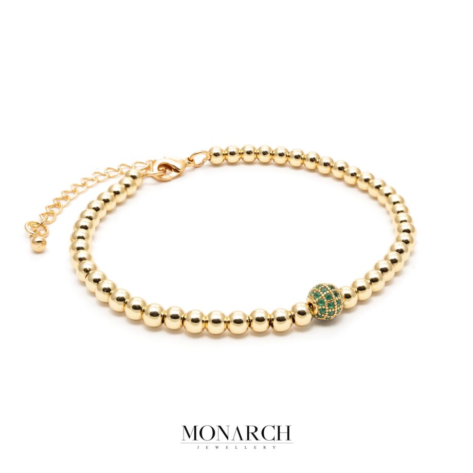 gold luxury bracelet for man, monarch jewellery MA180GE