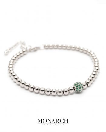 silver luxury bracelet for man, monarch jewellery MA185SE