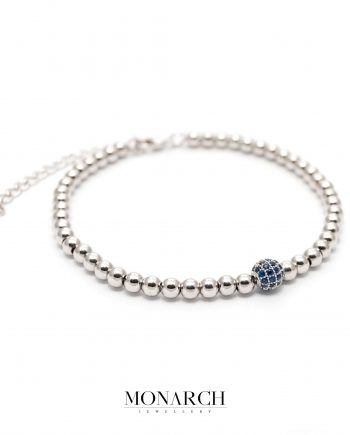 silver luxury bracelet for man, monarch jewellery MA187SA