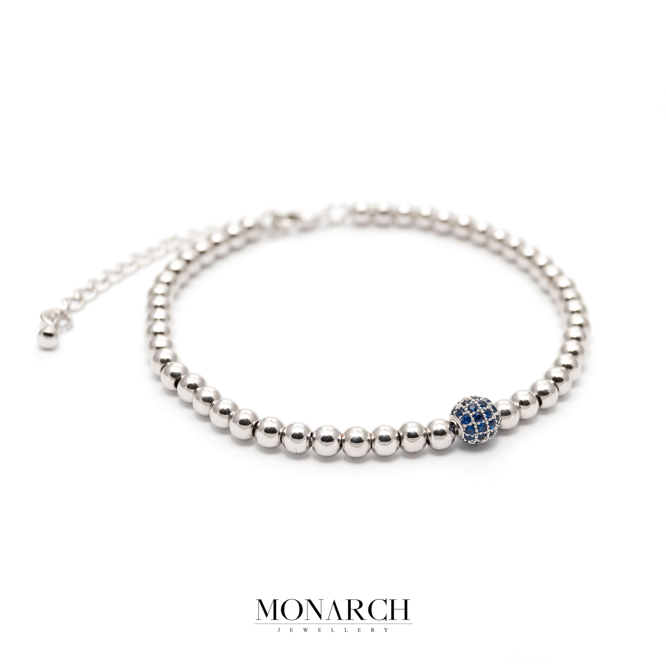 silver luxury bracelet for man, monarch jewellery MA187SA
